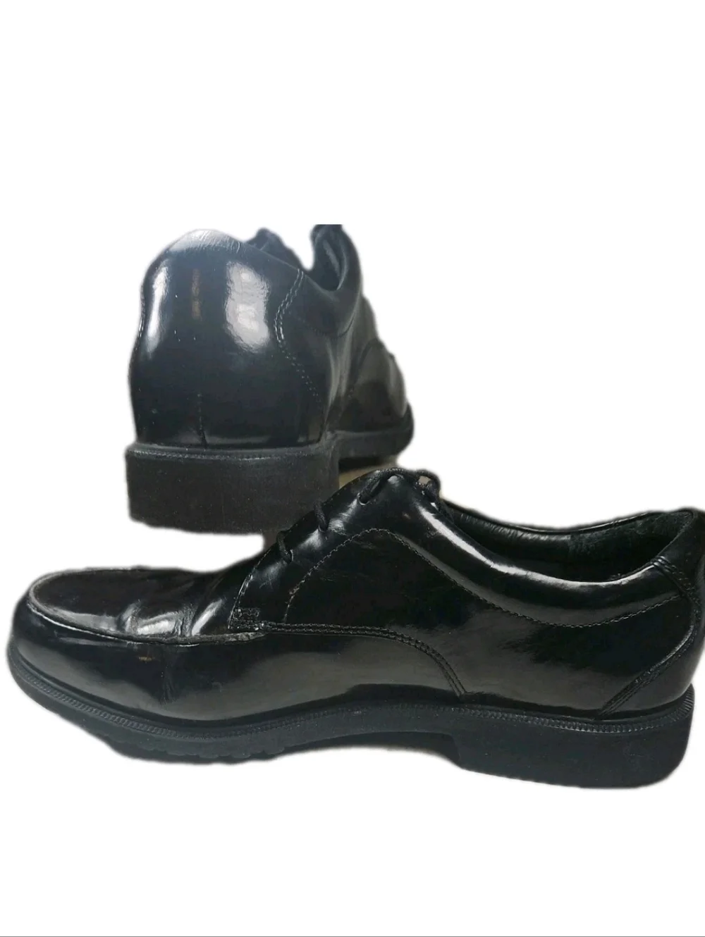 Rockport Leather Shoe Waterproof Men Sz9W APA123141 Blk CottageY2k Boho Party[6D